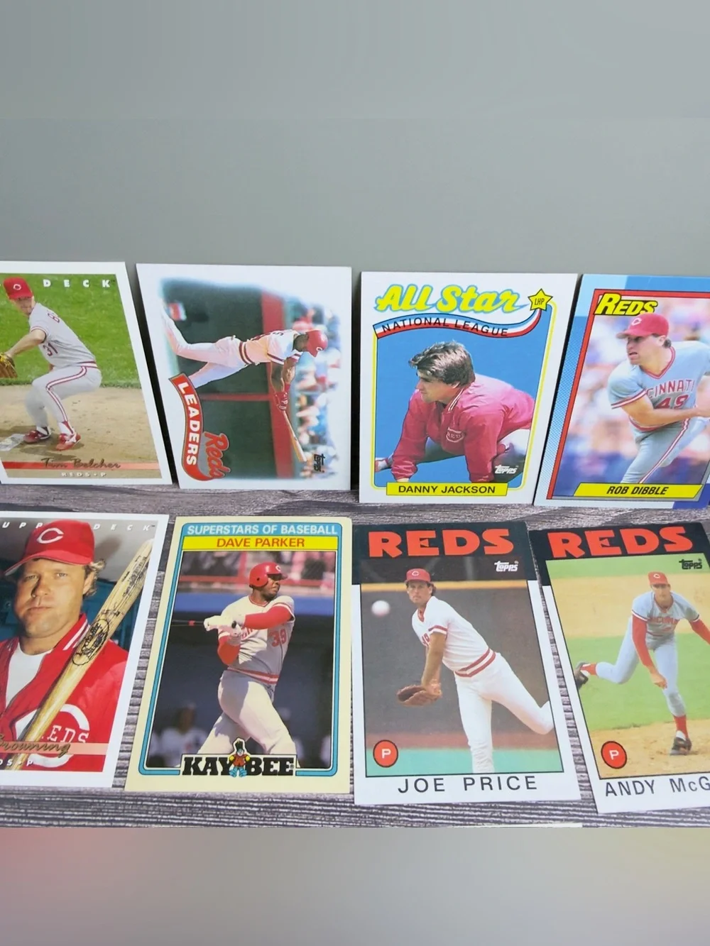 Cincinnati Reds Baseball Card Lot of 24 Upper Deck Topps Donruss 1988–1993